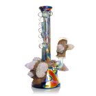 Envy Glass - Opal Beaker with Titanium