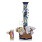 Envy Glass – Opal Beaker with Titanium