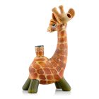 Giraffe Glass Pipe With Yellow Base