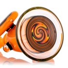 Cristobreaks Glass – Orange and Wig Wag Minitube 1