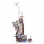 Envy Glass – Quartz and Dichro with Bowl Slide and Titanium 1